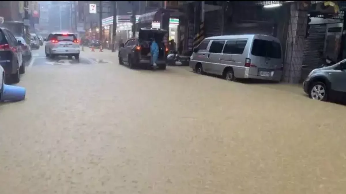 基隆單日雨量達363毫米 創下新高紀錄