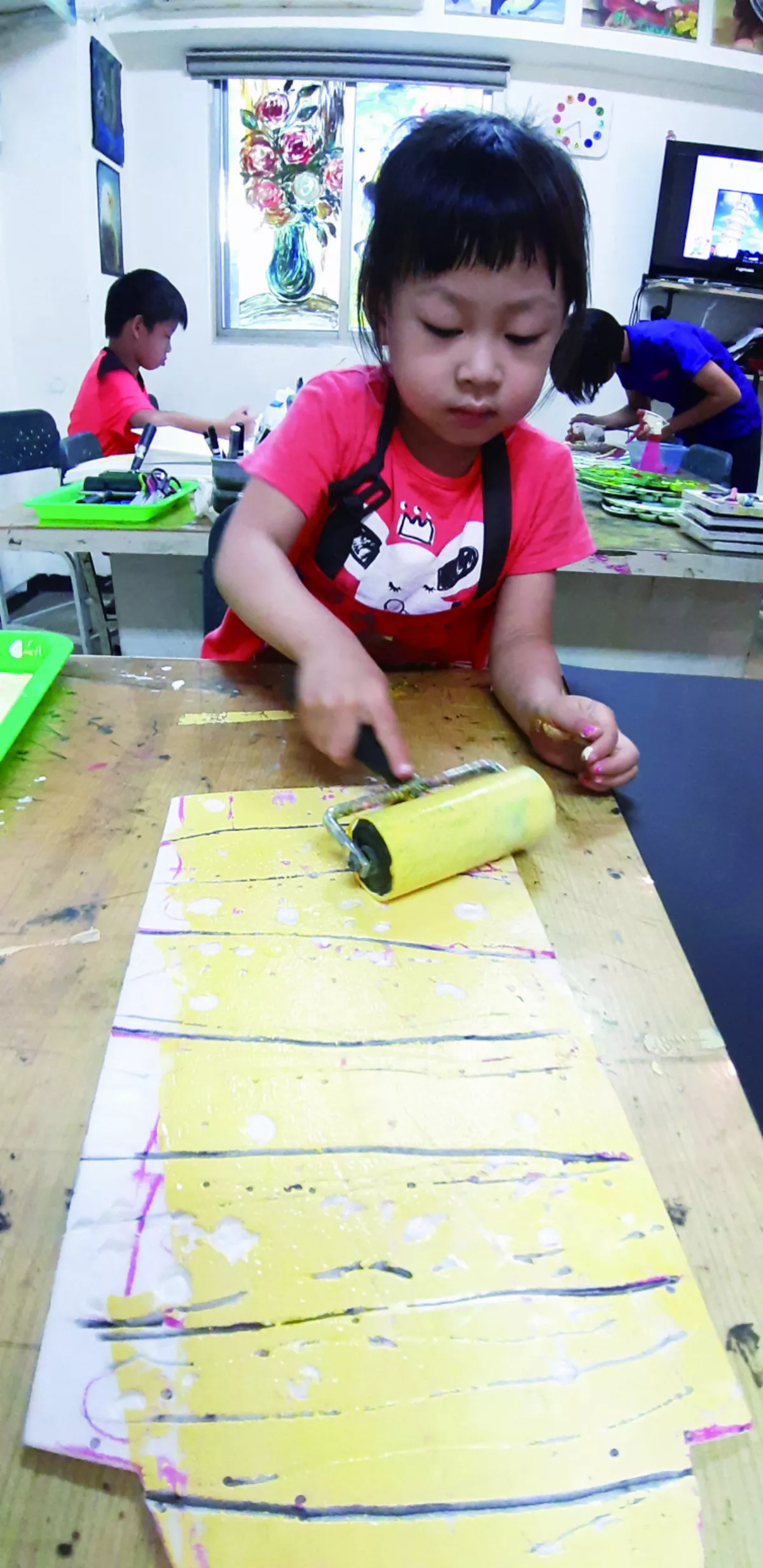 【童畫天地】比薩斜塔 版畫技法