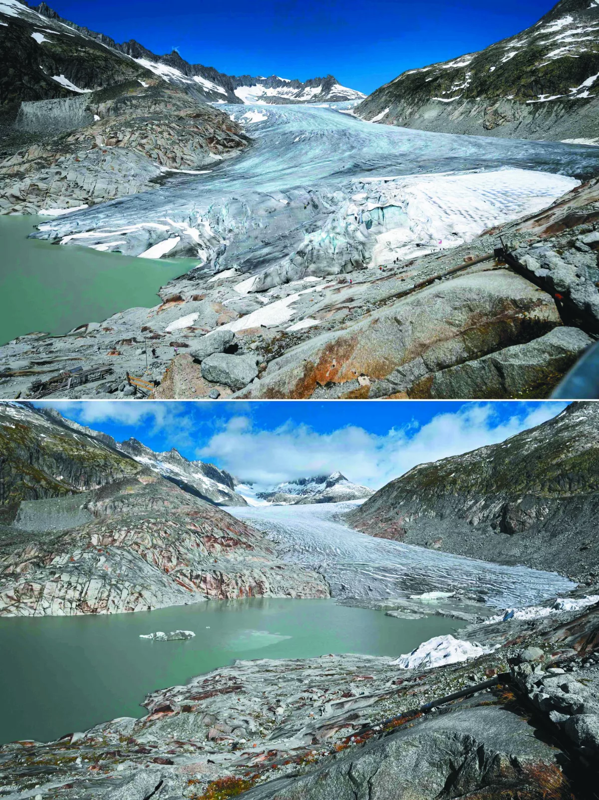 冰河消融殆盡 義與瑞士重劃國界