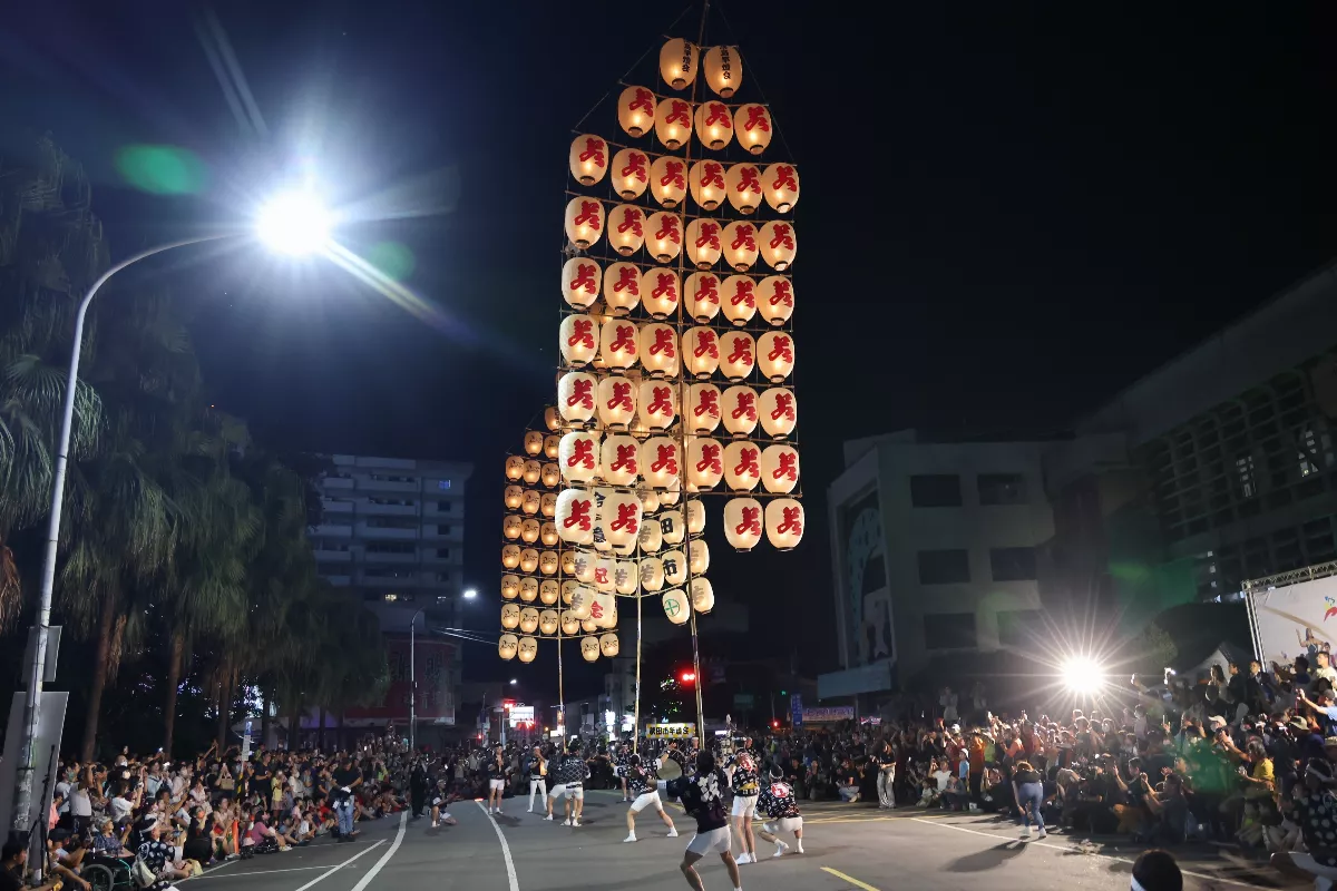 日本秋田竿燈祭 現身南瀛藝術節