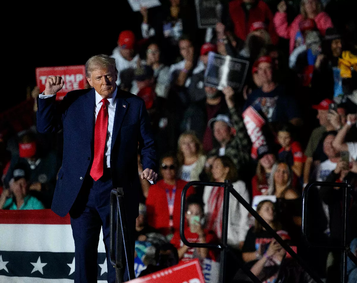 川普重返遇刺地點造勢 稱槍手「邪惡怪物」