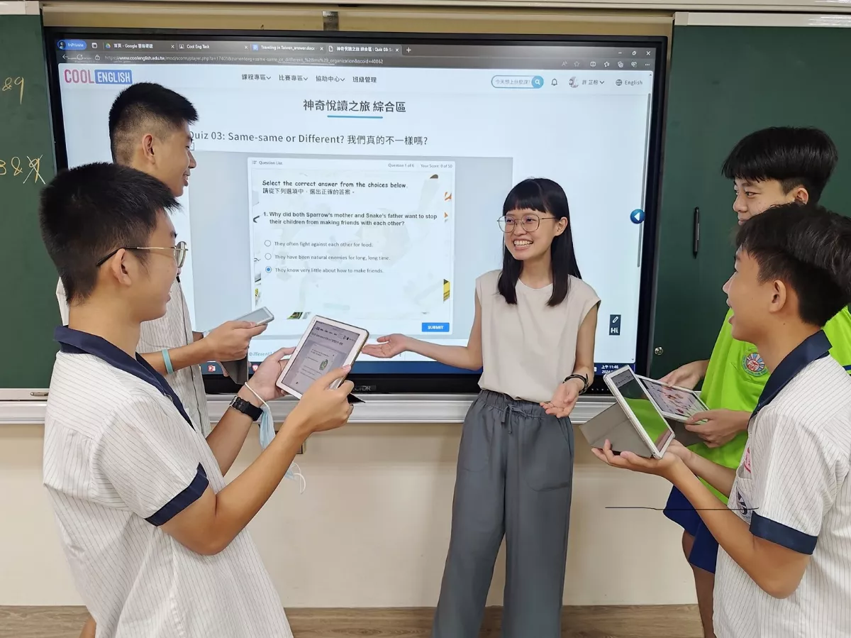 酷英平台結合AI開題  助師提升教學效率