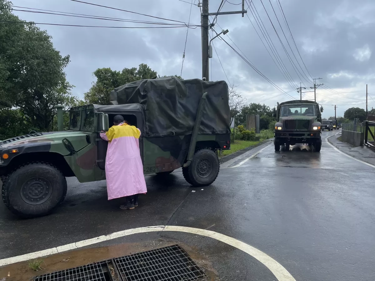 北海岸大雨特報 三芝八賢里預防性撤離