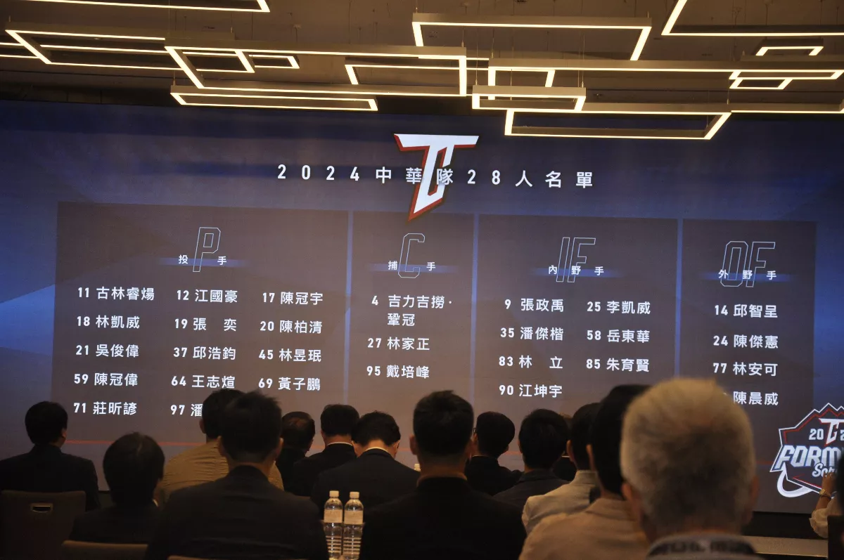 12強／目標打進東京巨蛋 中華隊28人名單出爐