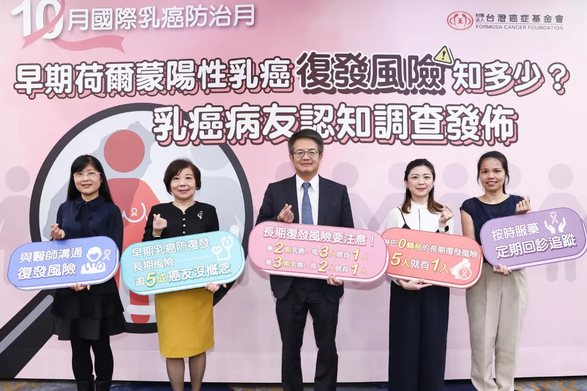 破5年治癒迷思 早期乳癌病友慎防復發