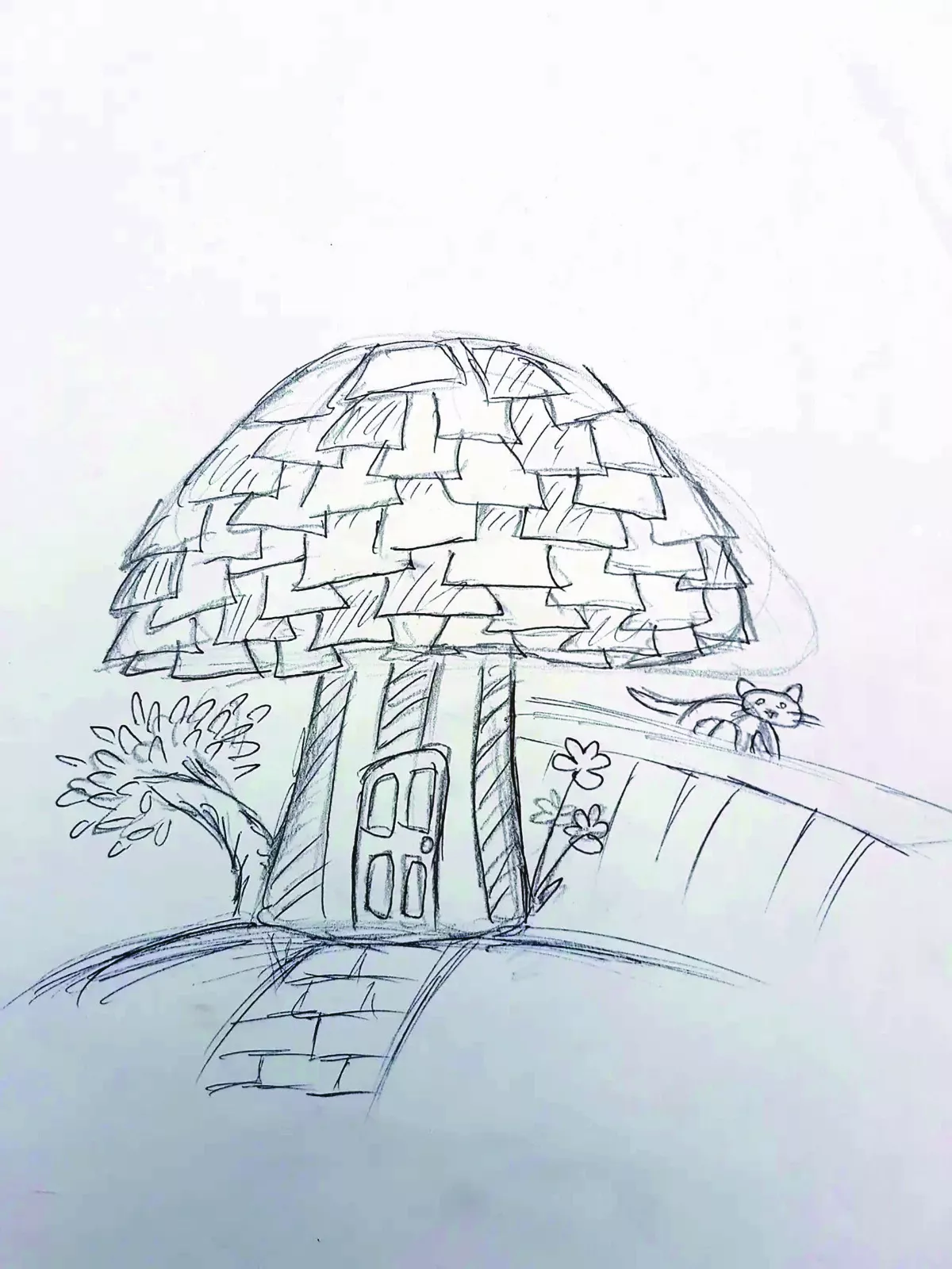 五臟俱全蘑菇屋 藏濃濃父愛