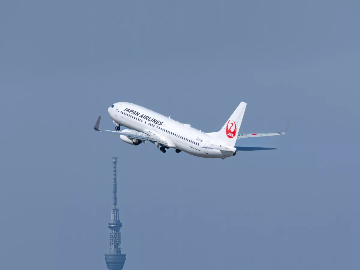 日航737東京飛台灣  途中「尾翼異常」緊急折返