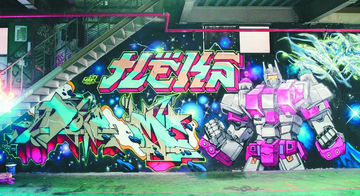 國際塗鴉盛會MOS  彩繪花蓮震災區