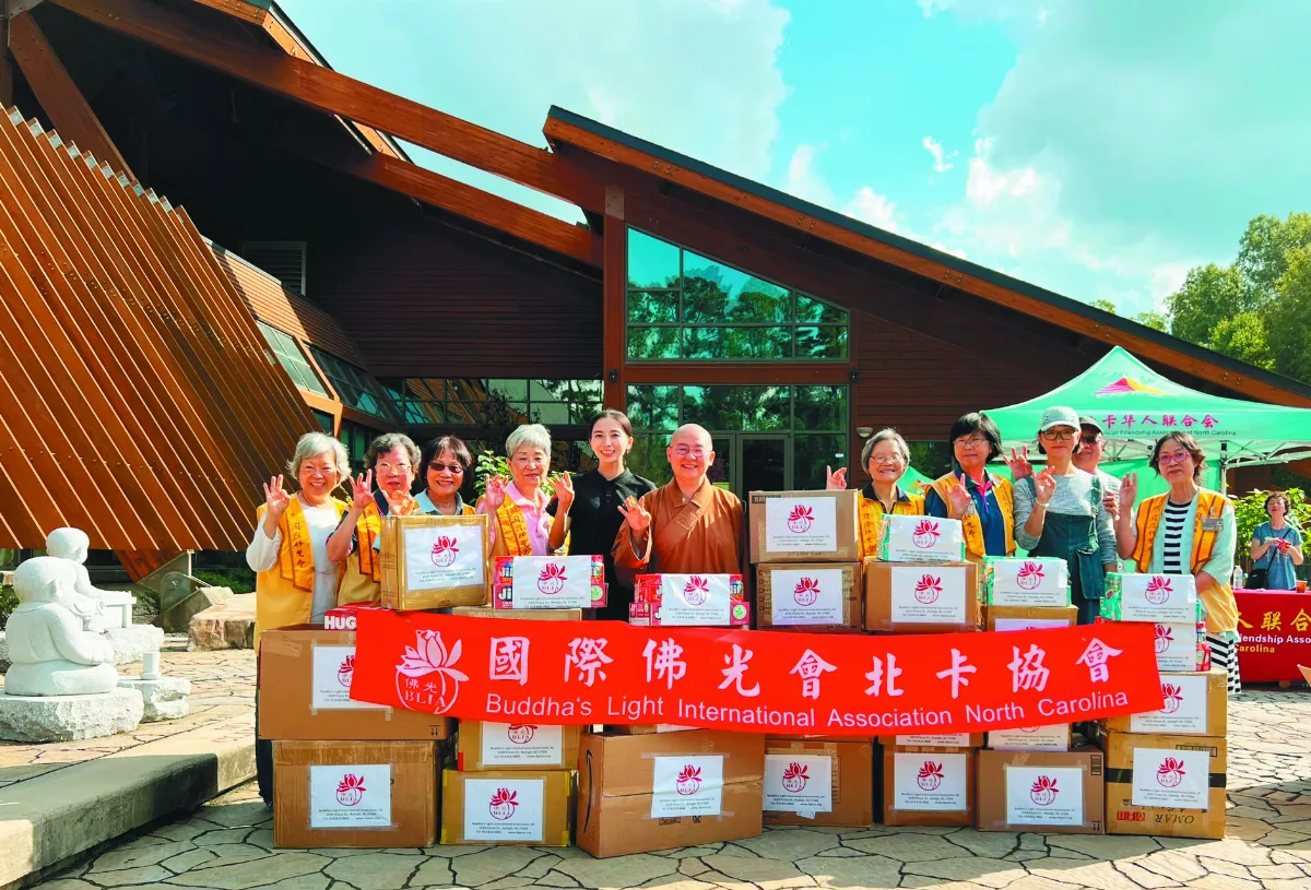 海倫颶風重創北卡山區  佛光人賑災