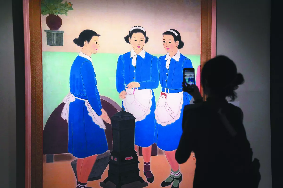 北美館喧囂的孤獨  看百年膠彩畫流變