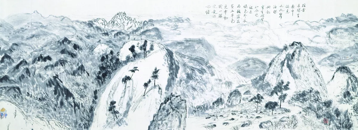 人文關懷的文人畫筆—觀「921大地震25周年記：行走的山—李賢文九九峰創作展」（下）