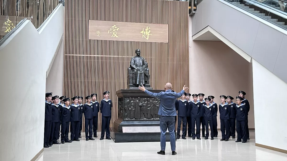 維也納少年合唱團故宮快閃演出 獻唱五月天《知足》