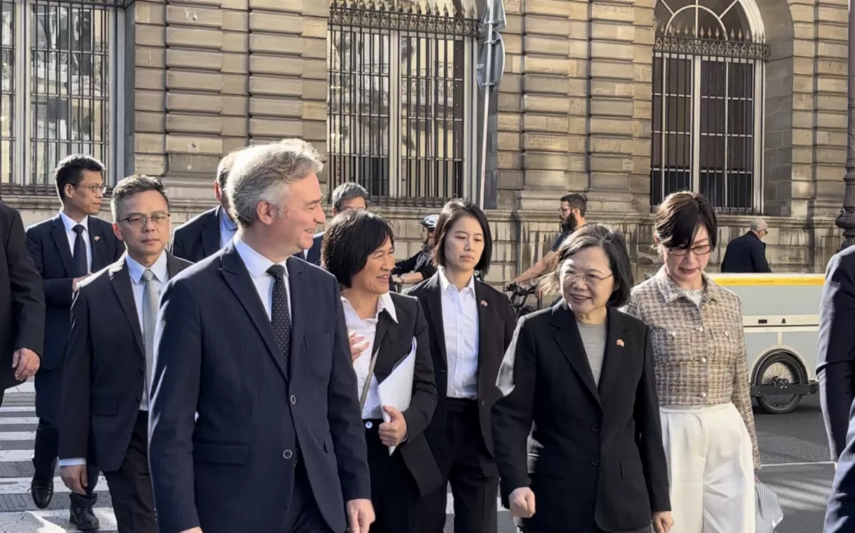 無視大陸威脅  法國議員說會見蔡英文的快樂超越一切