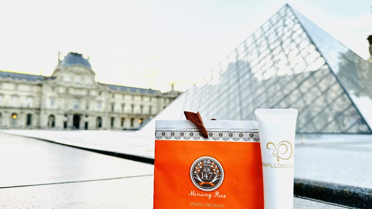 美濃147香米變身香氛品牌 躍羅浮宮時尚殿堂