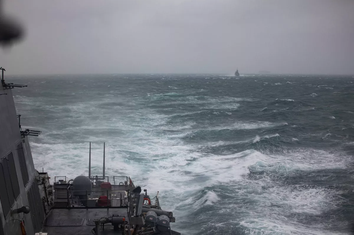 美加軍艦過航台灣海峽 劍指中國大陸
