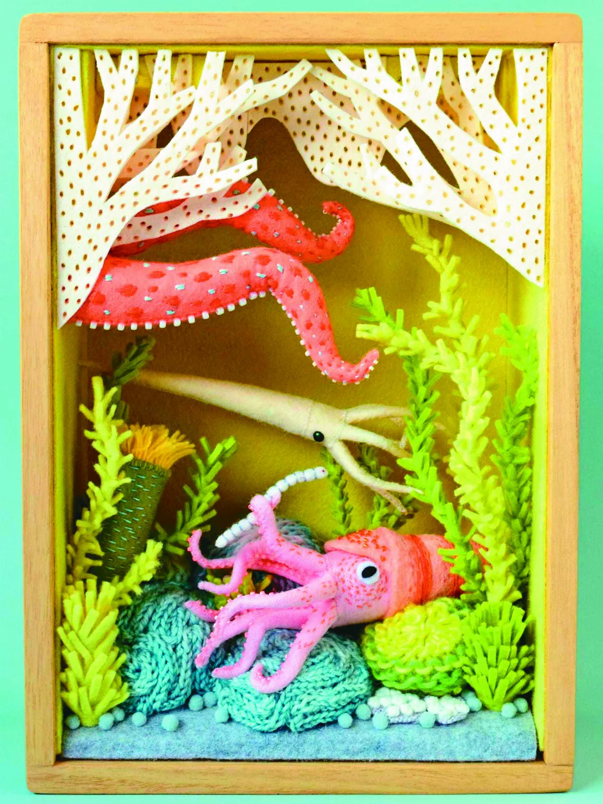 毛氈水族館 魷魚章魚自由出沒