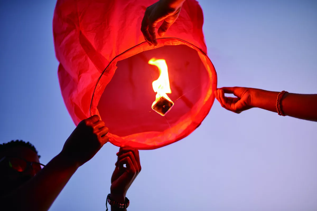 天燈環保化演變