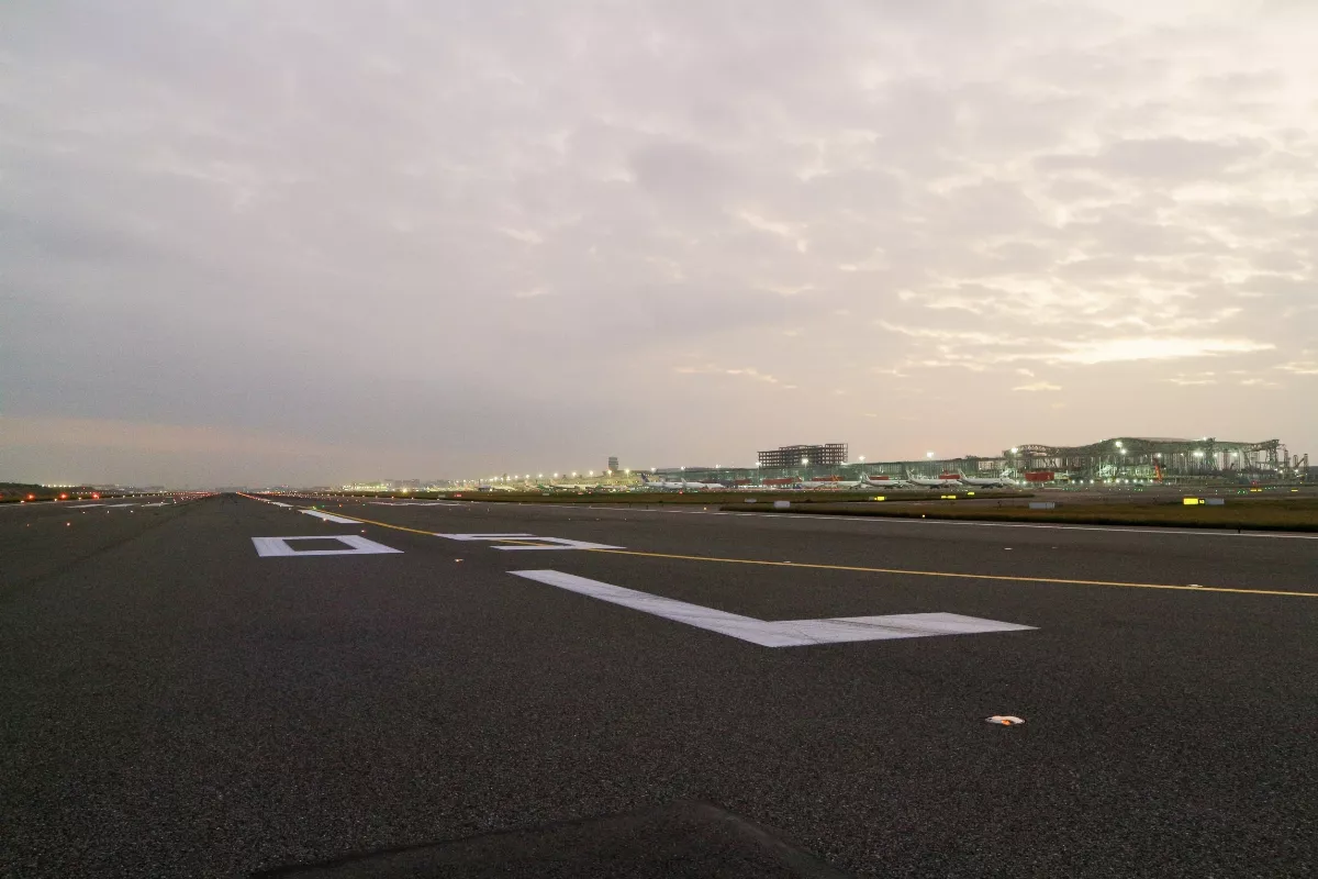 桃園機場北跑道歲修啟動 11月單數日凌晨施工