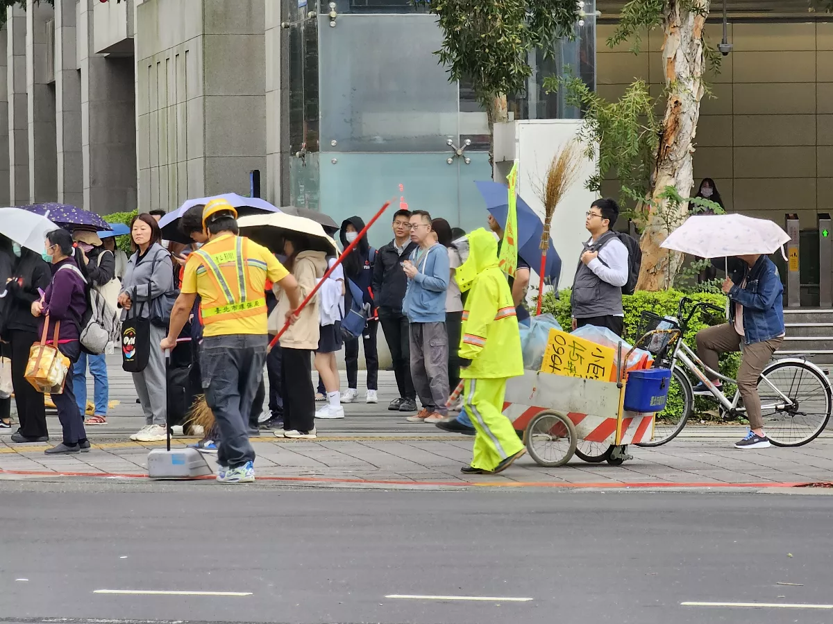 氣溫下探有感  台北首度跌破20度低溫