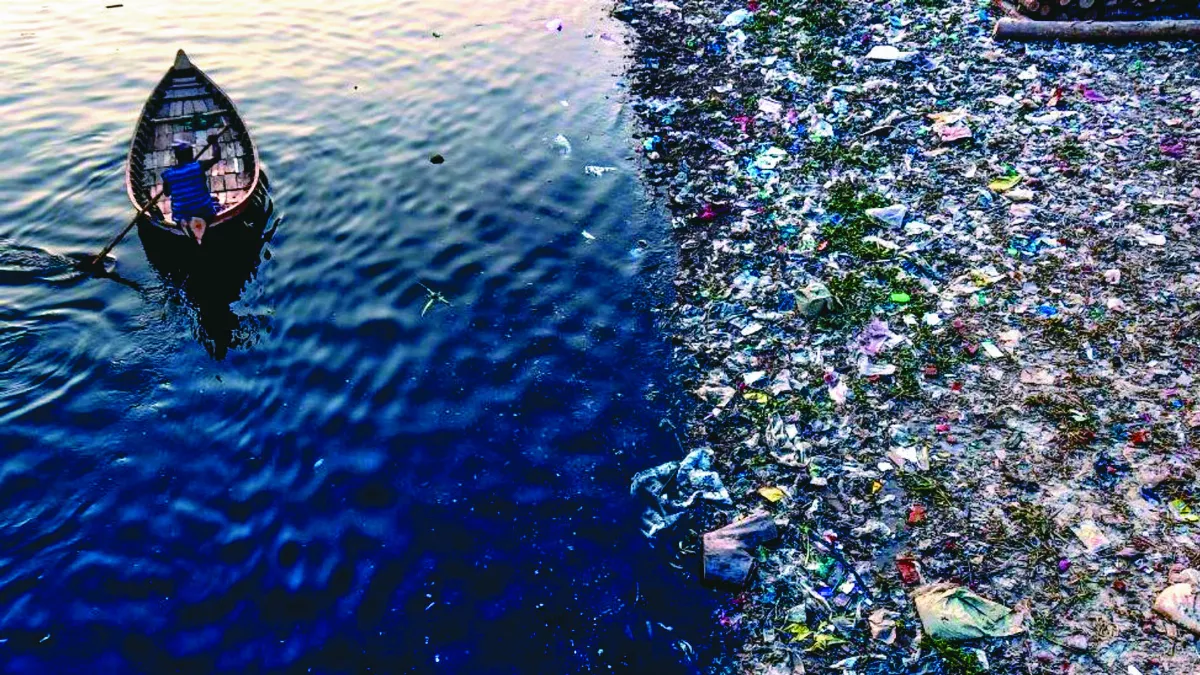 台韓港河川垃圾 塑膠占9成