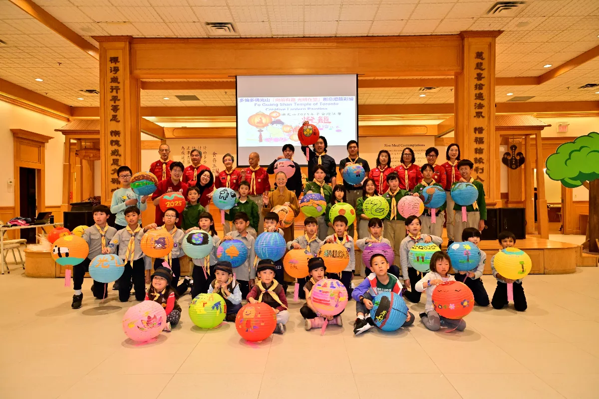 Creative Lantern Painting Event: A Family Celebration of New Year Wishes at Fo Guang Shan Toronto