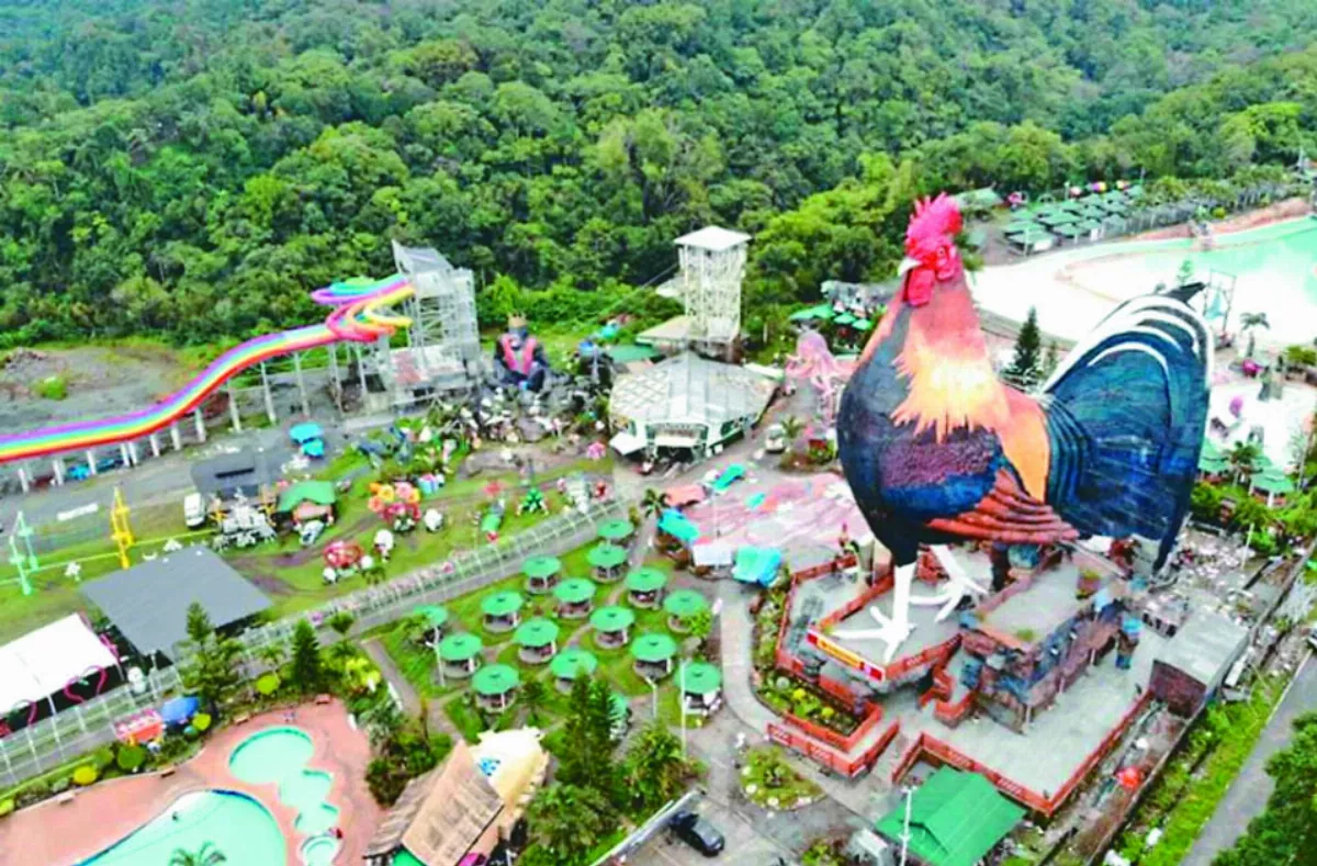 菲國度假村  建最大公雞狀建築