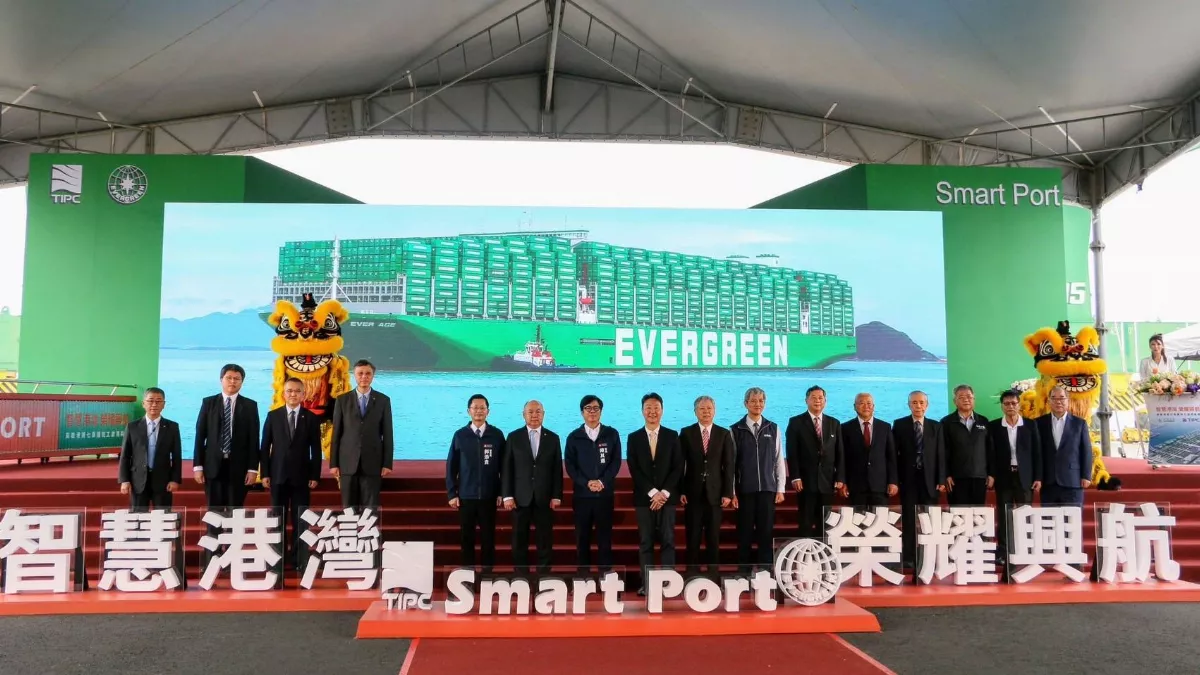 第七貨櫃中心啟用 智慧港口全面營運里程碑