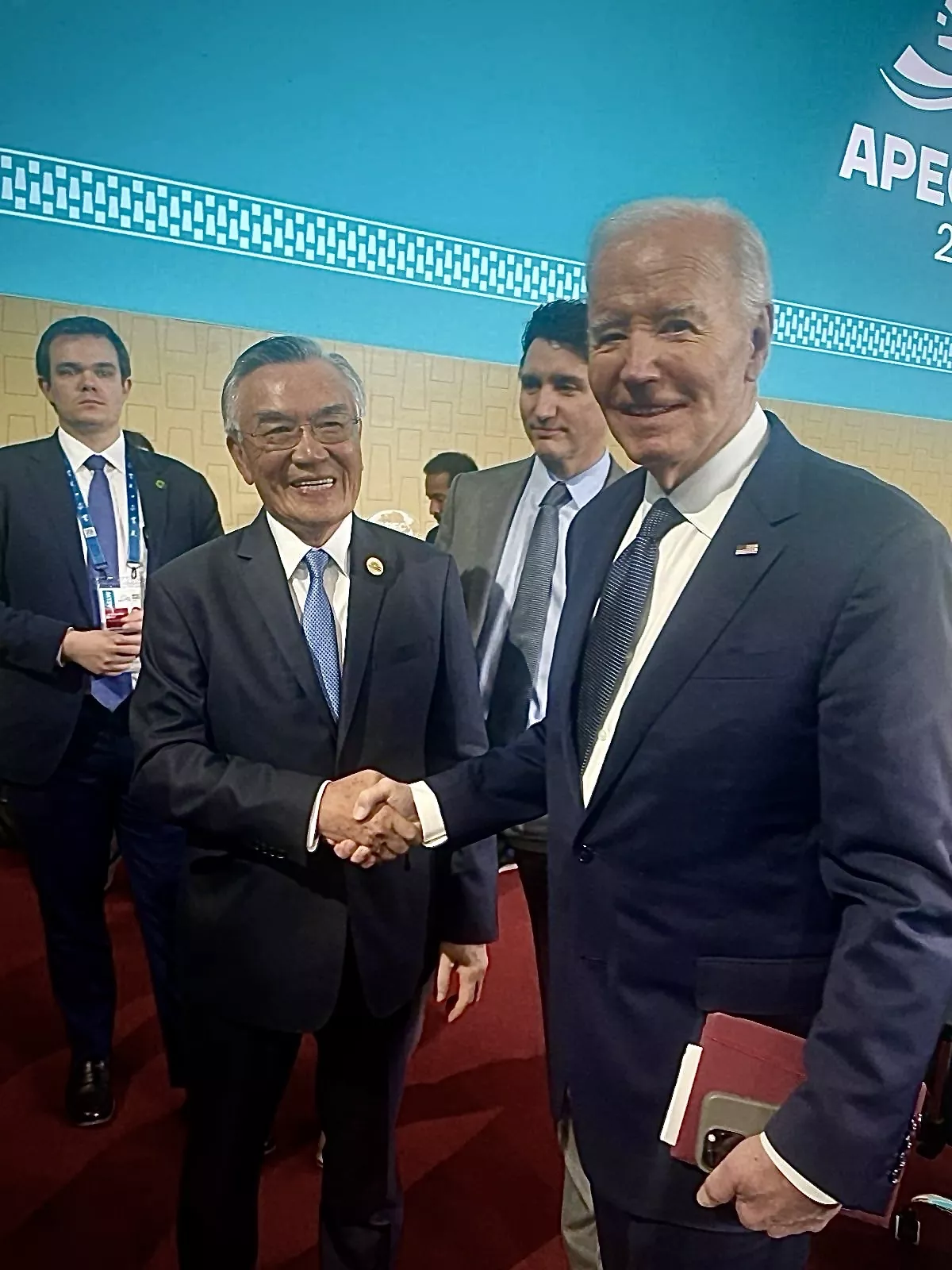林信義代表出席APEC領袖會議 邀請拜登訪台