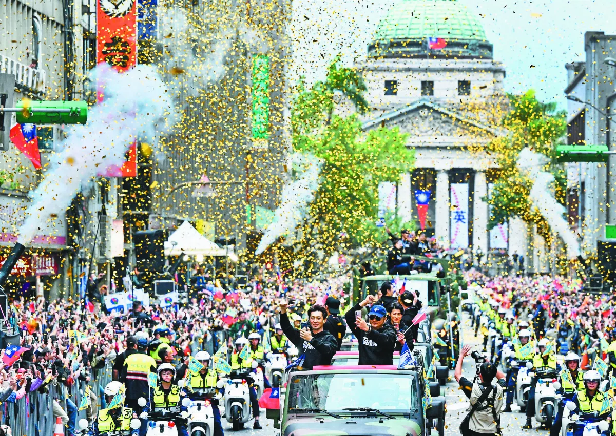 中華隊英雄遊行 凱道沸騰