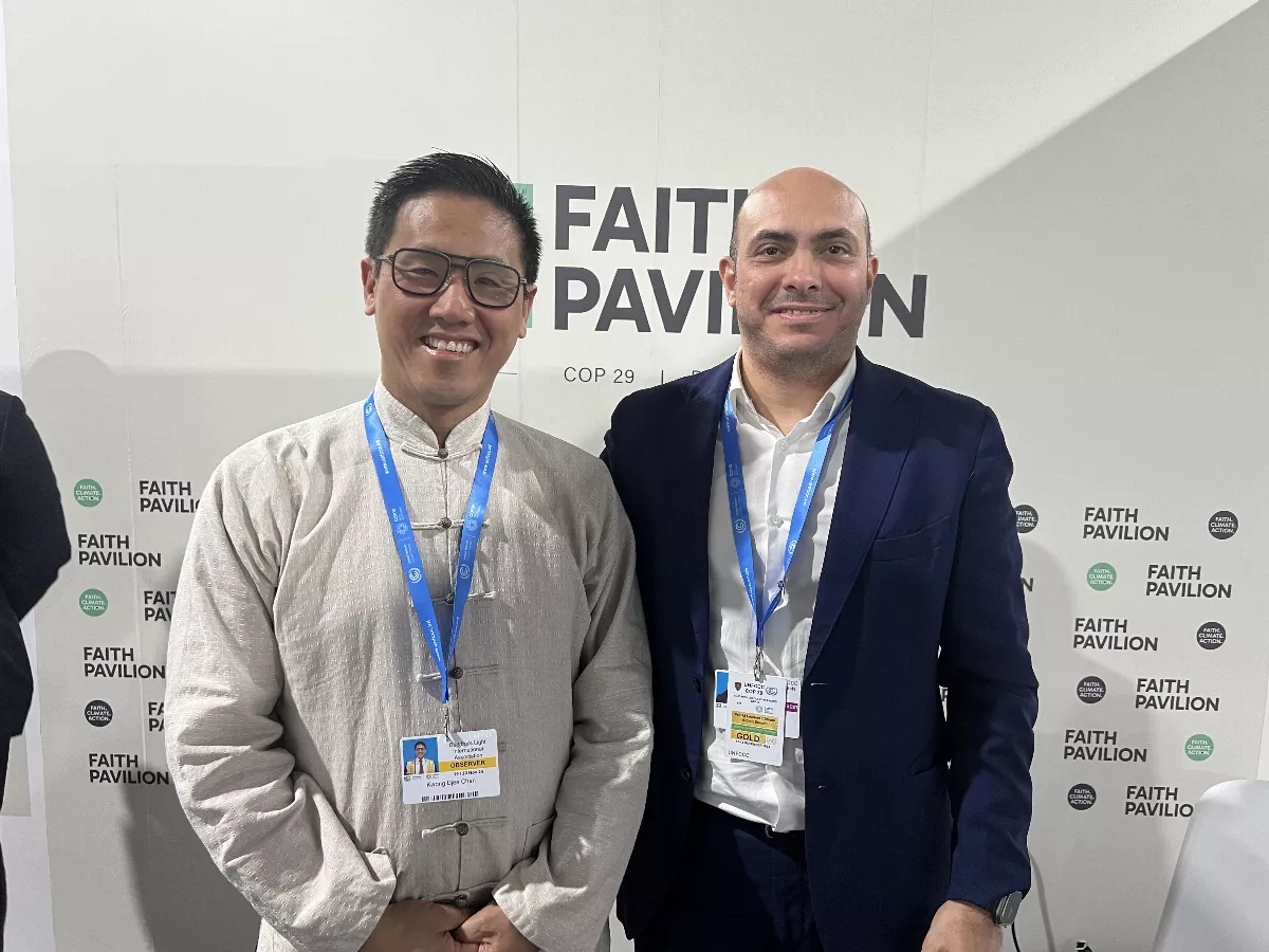 United Nations COP29: BLIA Participates in Faith Pavilion's Thematic Speech