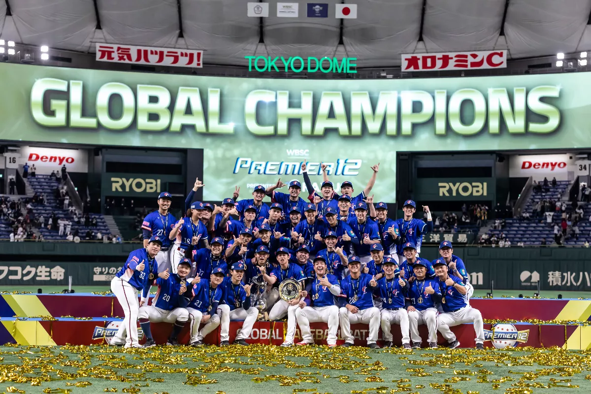 棒球／12強奪冠 中華隊世界排名獨居第2