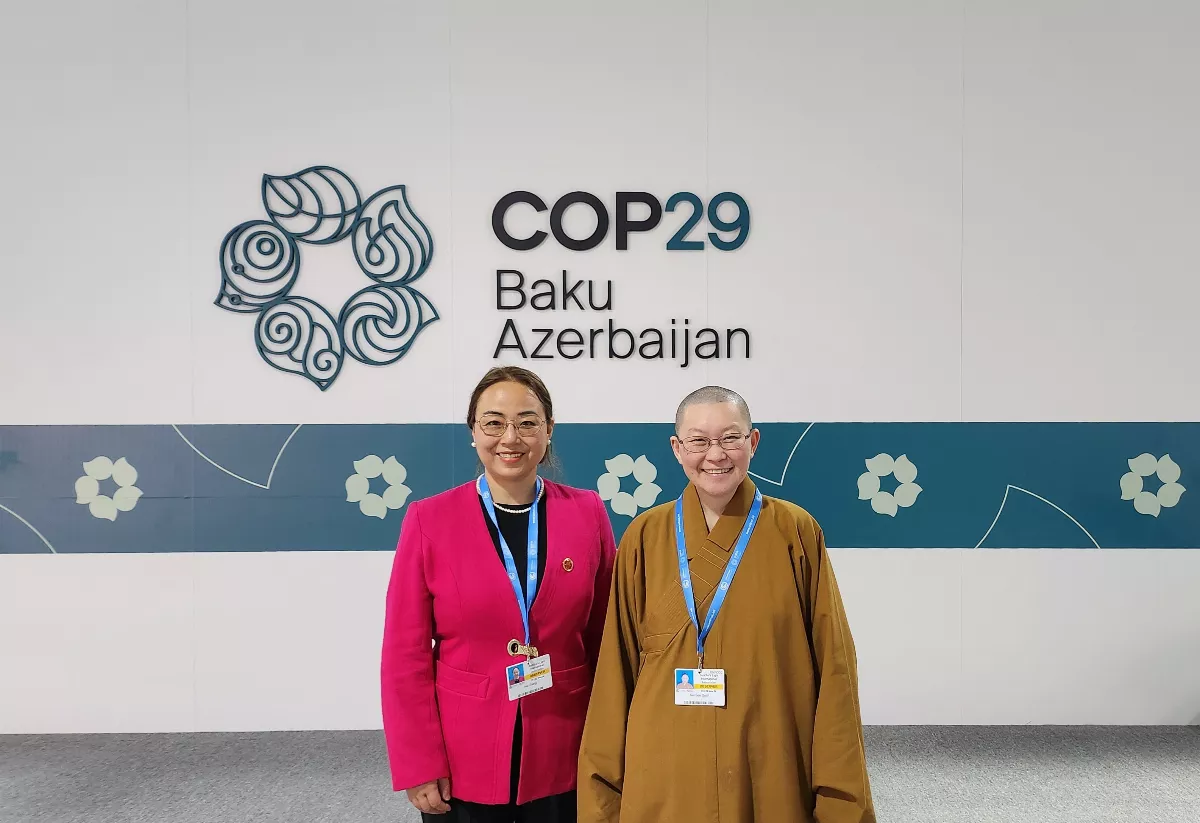 BLIA Participates in COP29 Green Zone: Emphasizing the Importance of Environmental and Spiritual Preservation