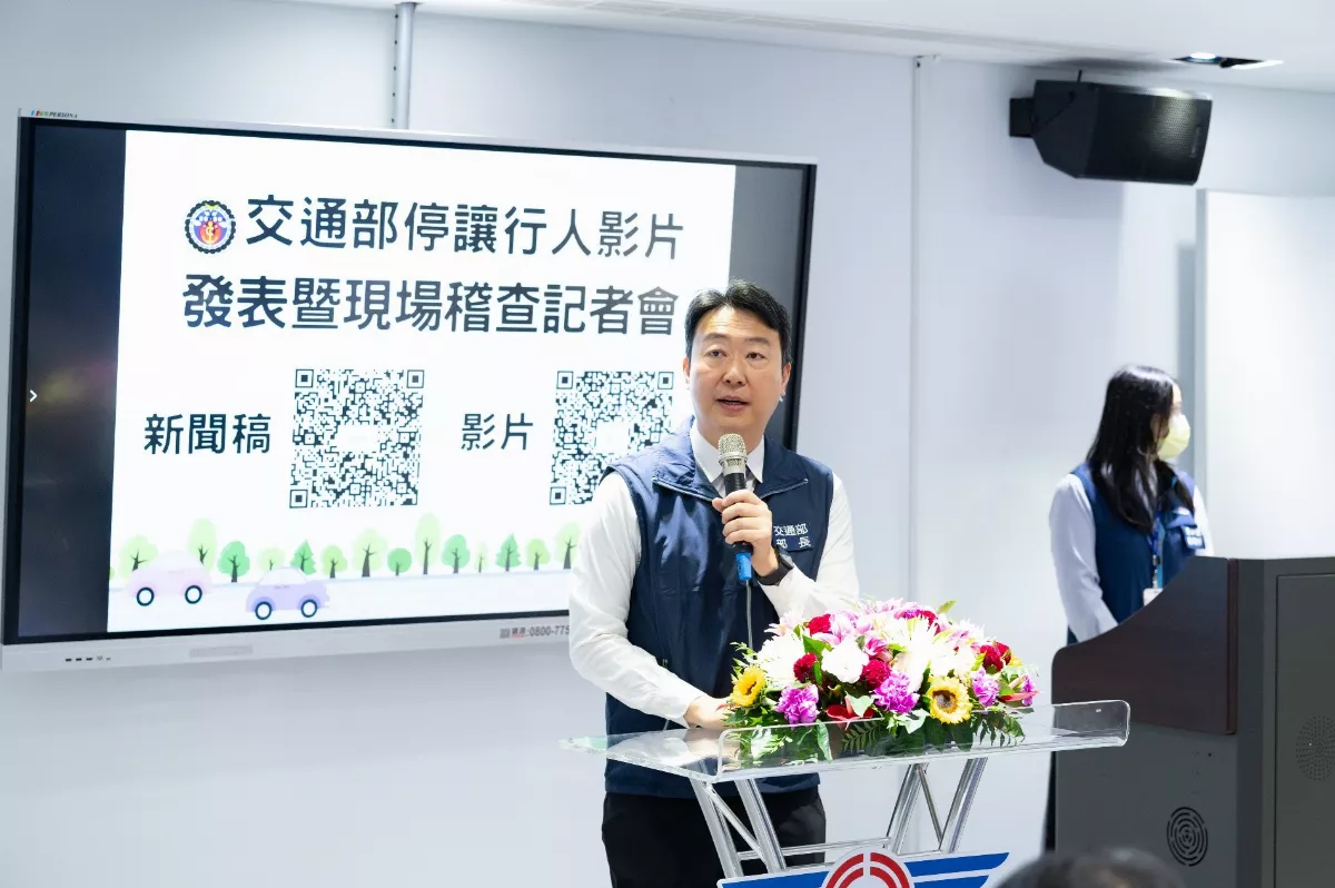 交通部推重視行人宣導片 陳世凱親上台中路口勘查