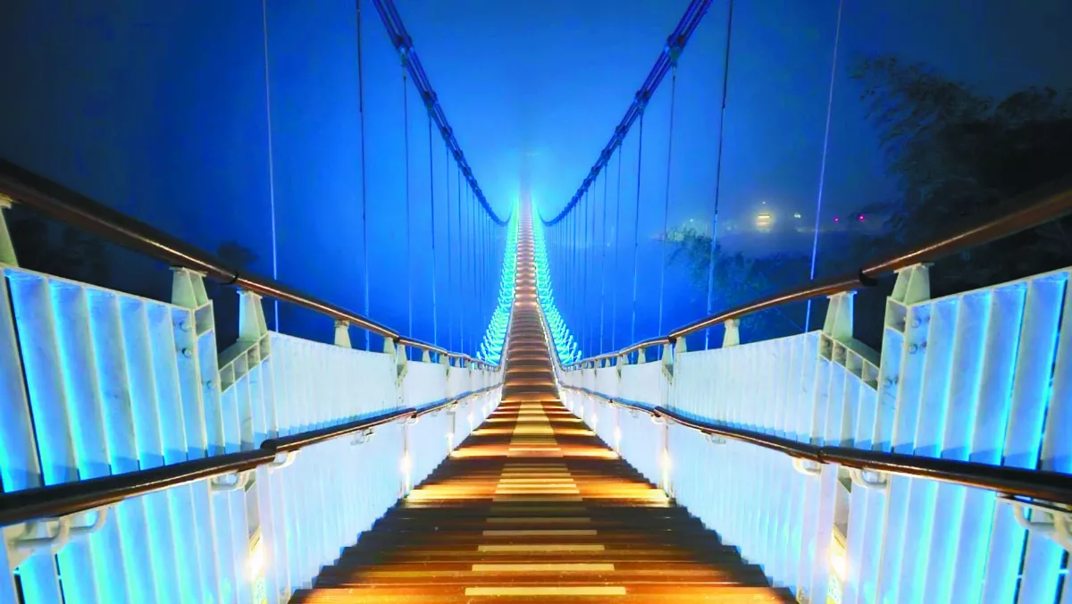 太平雲梯燈光秀