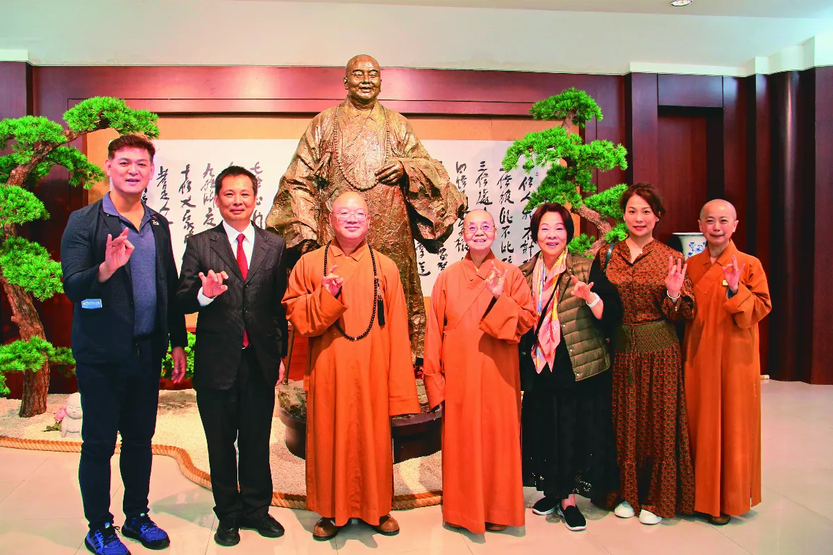 新任駐印尼大使洪振榮 訪佛光山