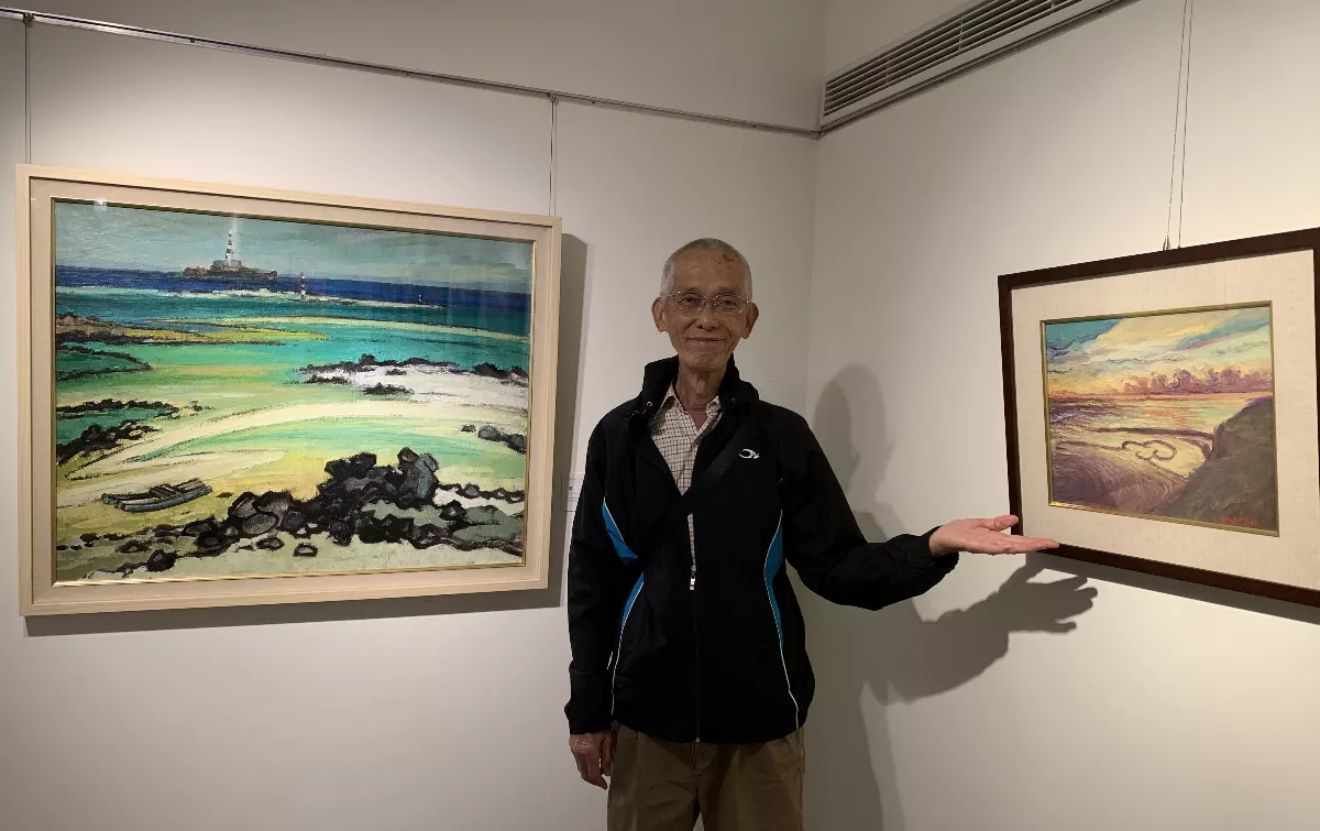 手繪看板到戲院經營 許叁陸醉心海洋風景畫