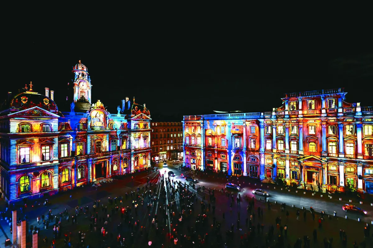 里昂燈光節 點燈