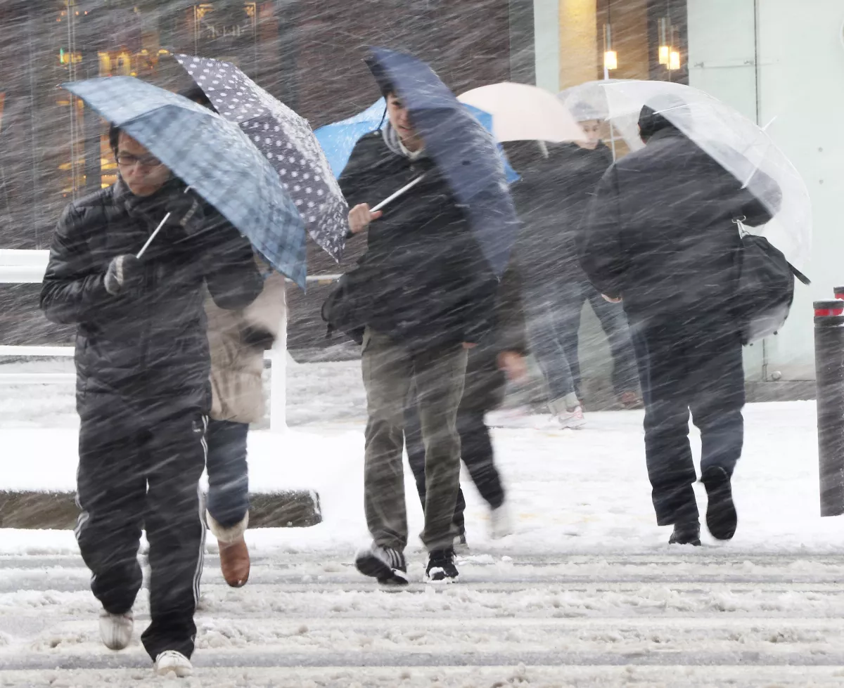 日本各地出現今年冬季最低溫 降雪恐持續至8日