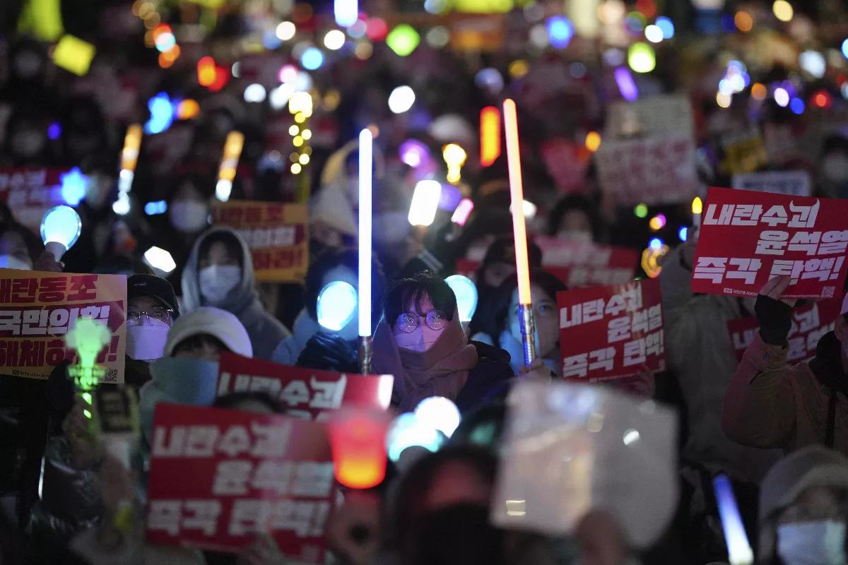 南韓新民調 逾¾受訪者支持彈劾尹錫悅