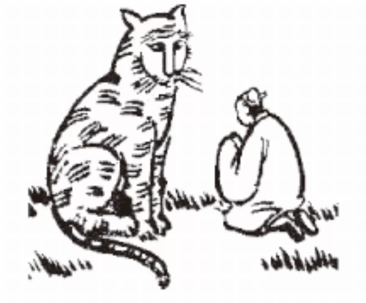 【護生畫集】虎釋孝子