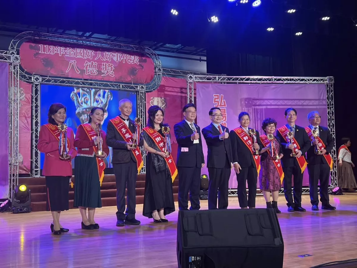 善行結善果 李鳳山獲全國好人好事代表八德獎