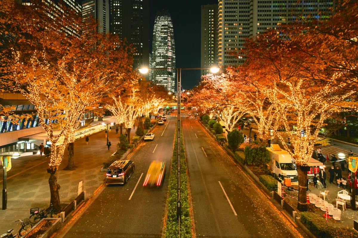 東京西新宿點燈