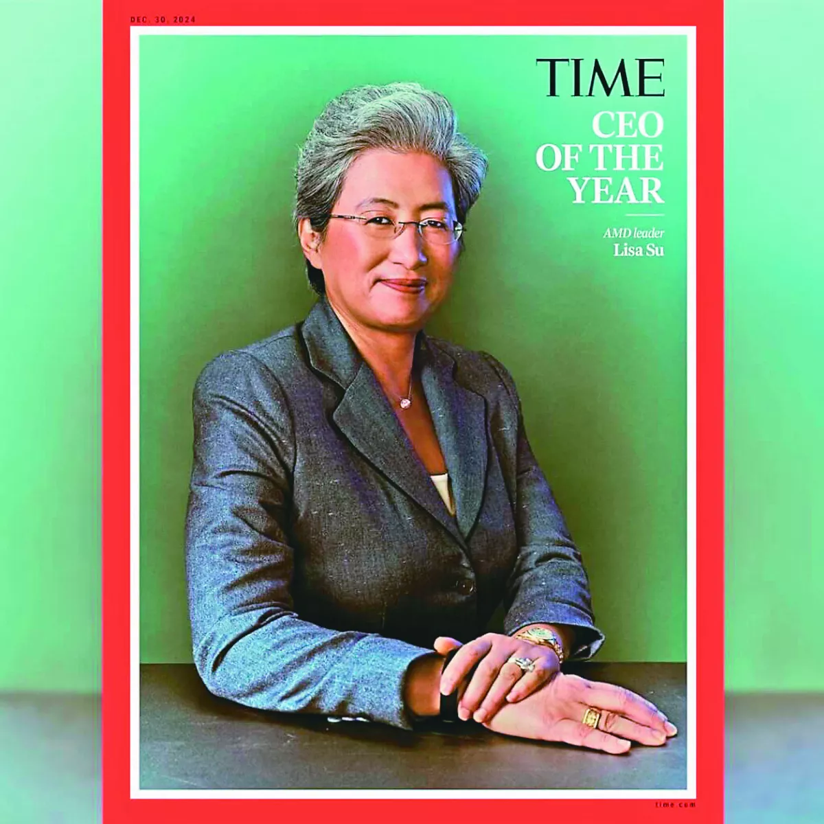 時代雜誌評選 蘇姿丰 2024最佳CEO