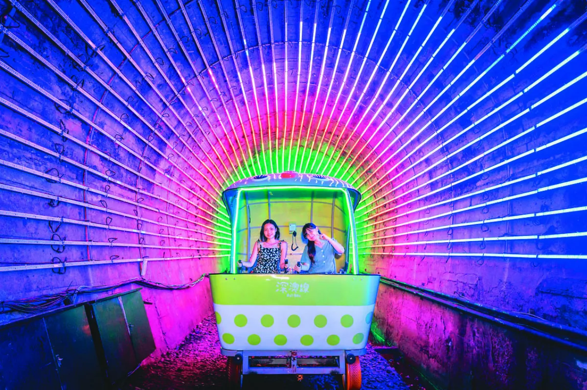 遊深澳鐵道 賞限定光雕