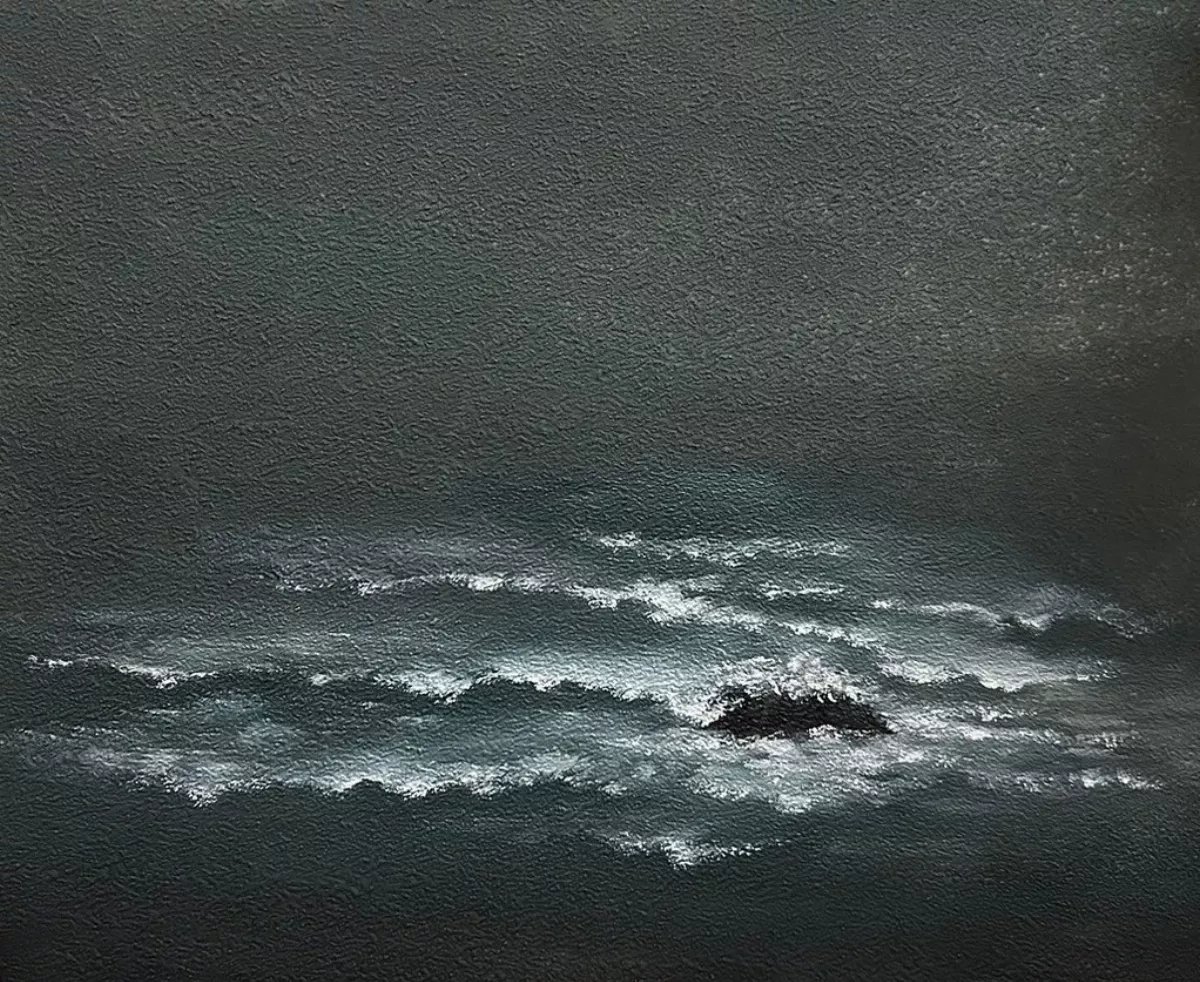 以色彩勾勒山海肌理  陳諭瑩「尋·藏」文化中心展出