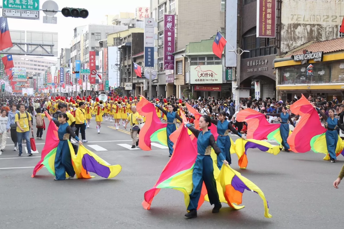 嘉義市國際管樂節踩街 大跳《Team Taiwan》