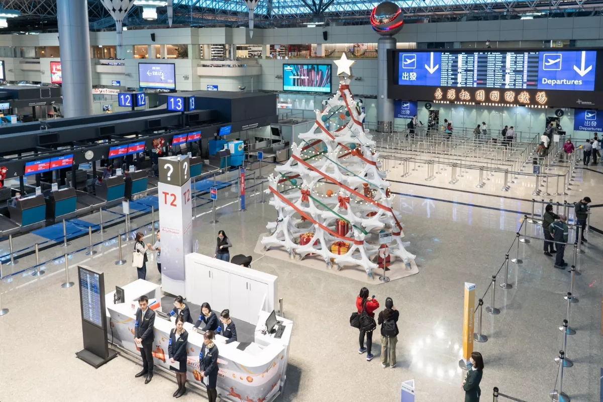 耶誕跨年日均運量逾13萬 桃機估3大年節高峰380萬運量
