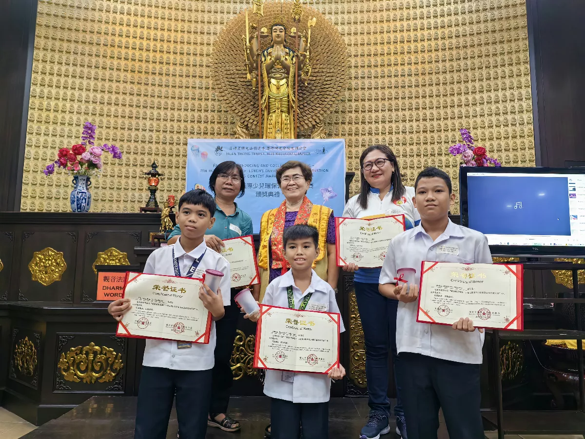 The 7th International Children's Environmental Conservation Drawing Contest Awarding Ceremony Successfully Held at Yuan Thong Temple