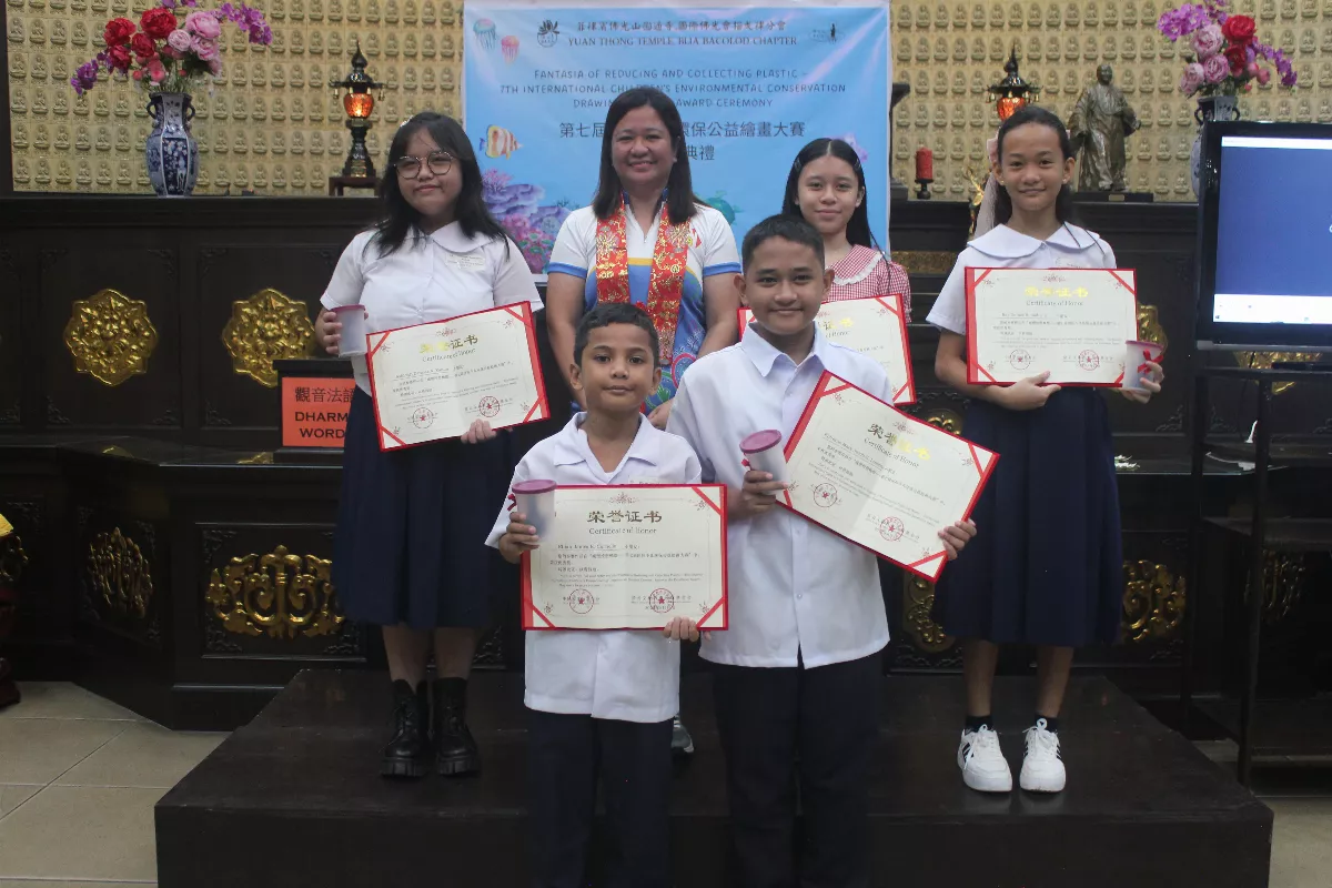 The 7th International Children's Environmental Conservation Drawing Contest Awarding Ceremony Successfully Held at Yuan Thong Temple