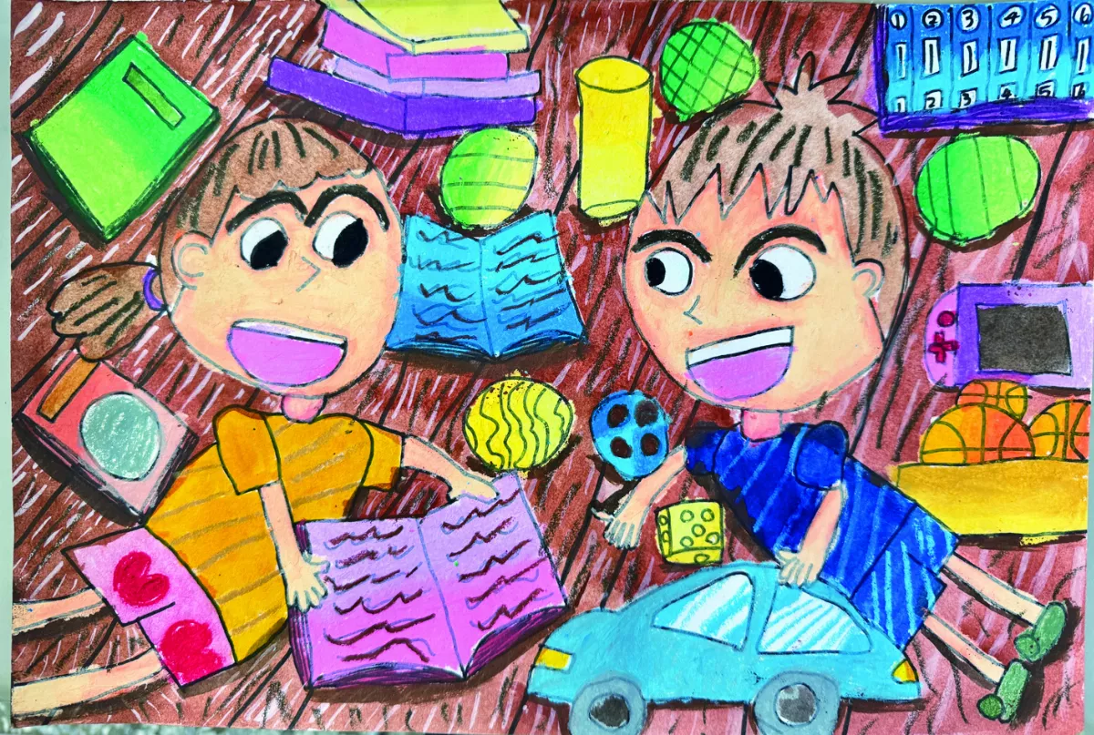 【快樂塗鴉簿】姐姐，我們一起玩吧！